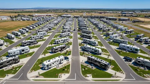 completed commercial site plan of a rv park