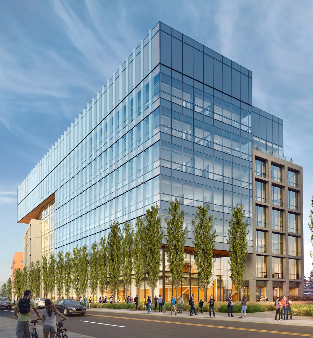 visualization of the building