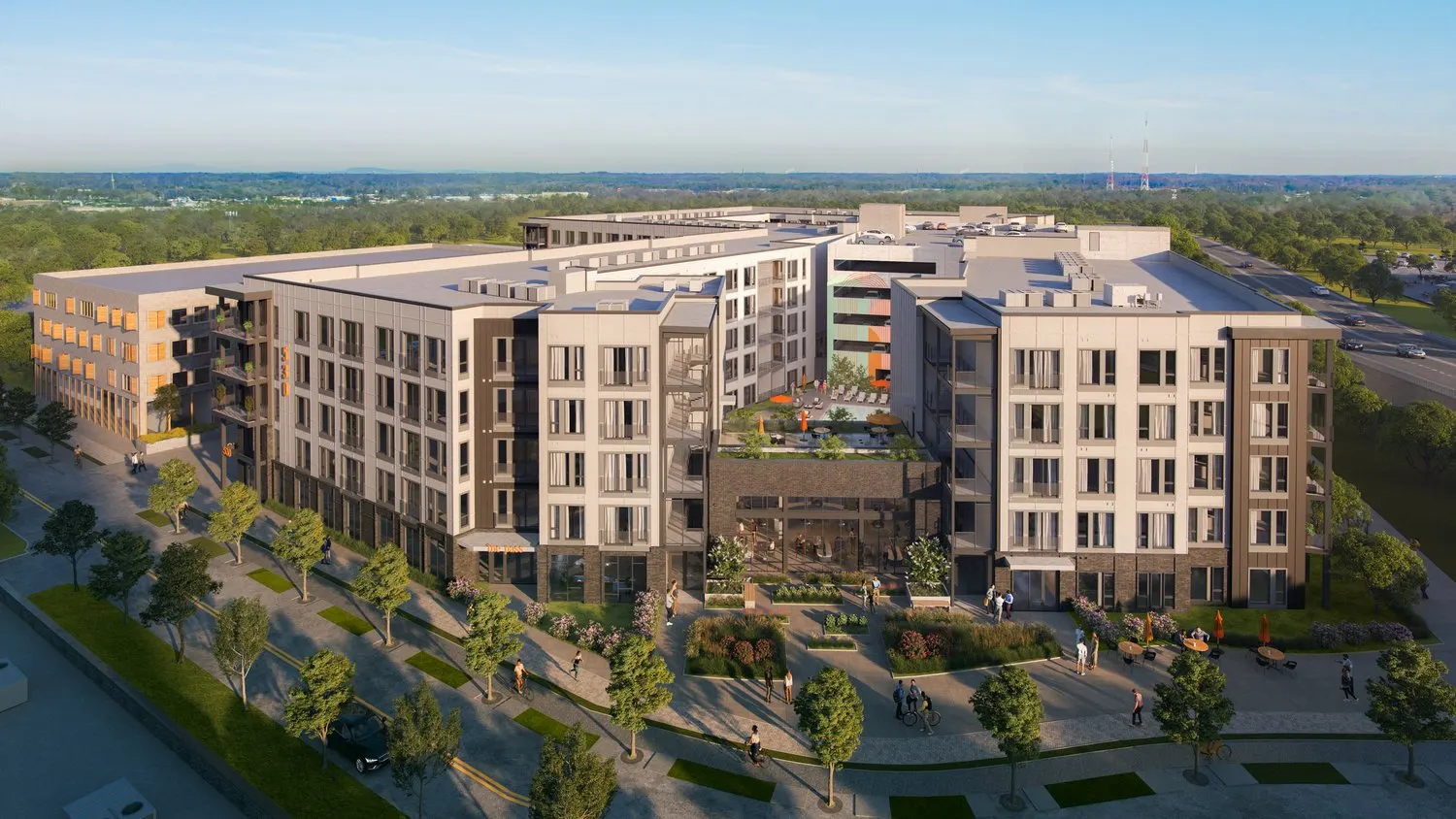 4 Star Mid-Rise Apartments, Urban