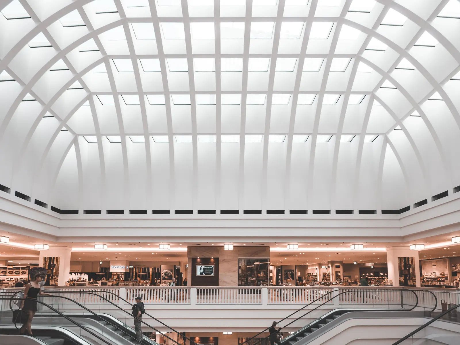 shopping mall view