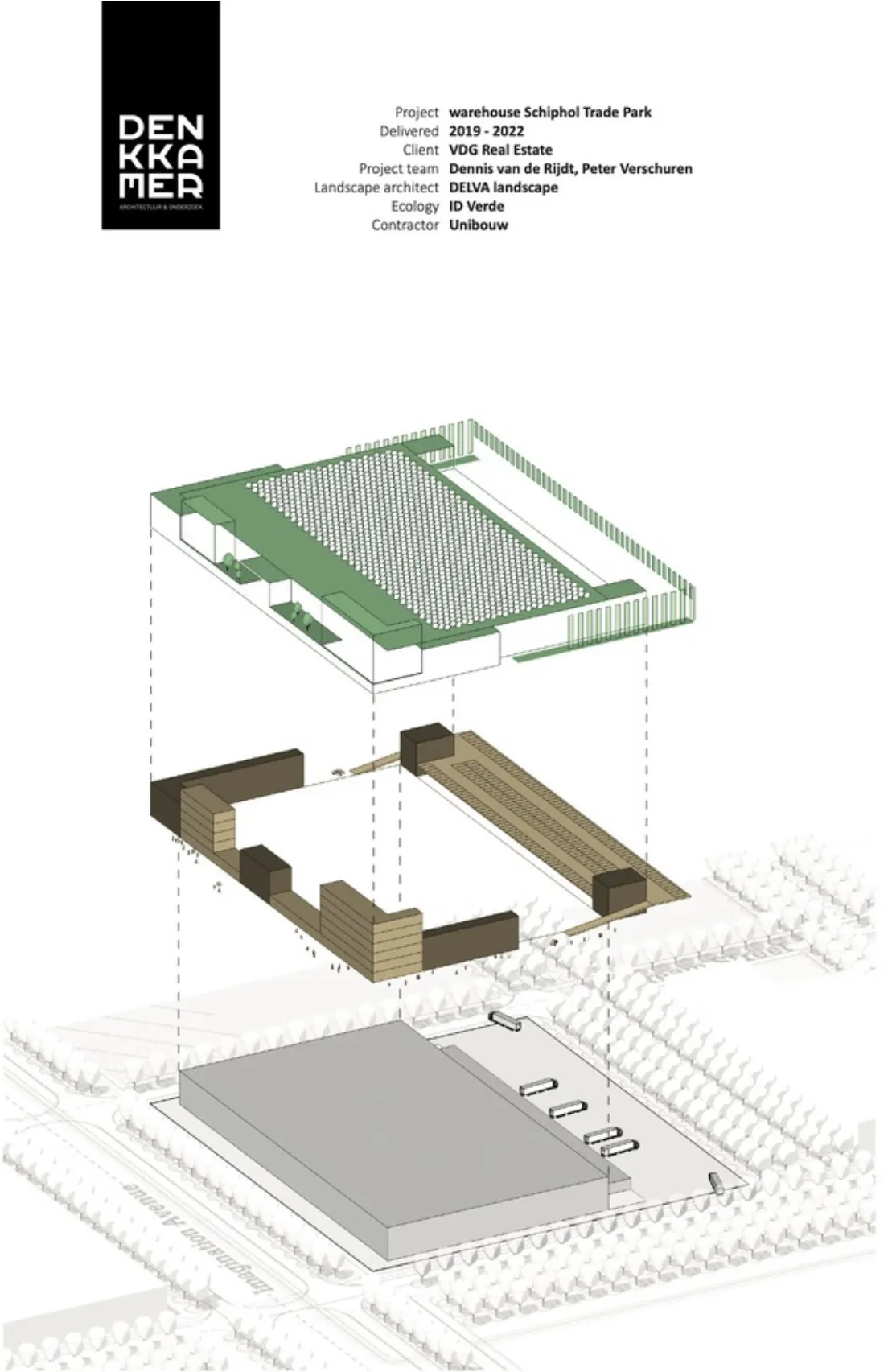 Illustration for the article "Warehouse Schiphol Trade Park"