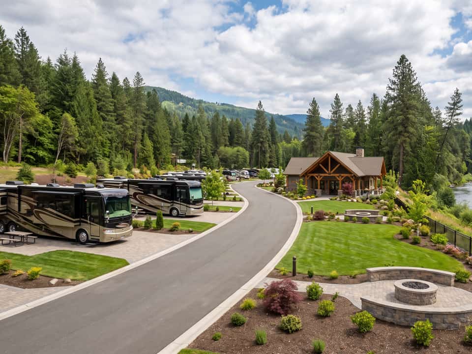 riverside RV park concept