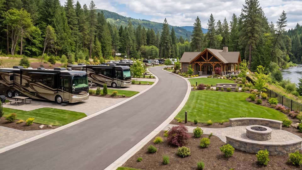 riverside RV park concept