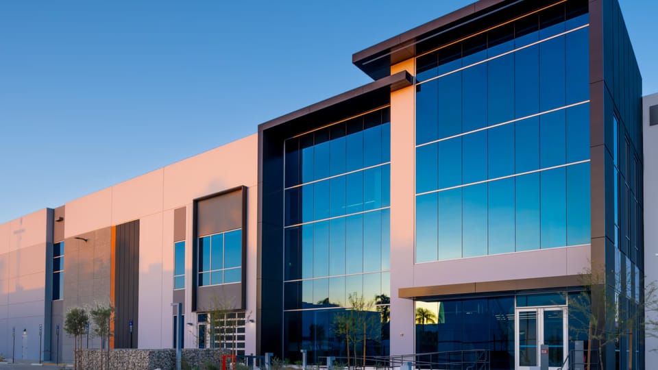 modern industrial building