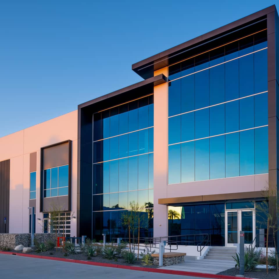 modern industrial building