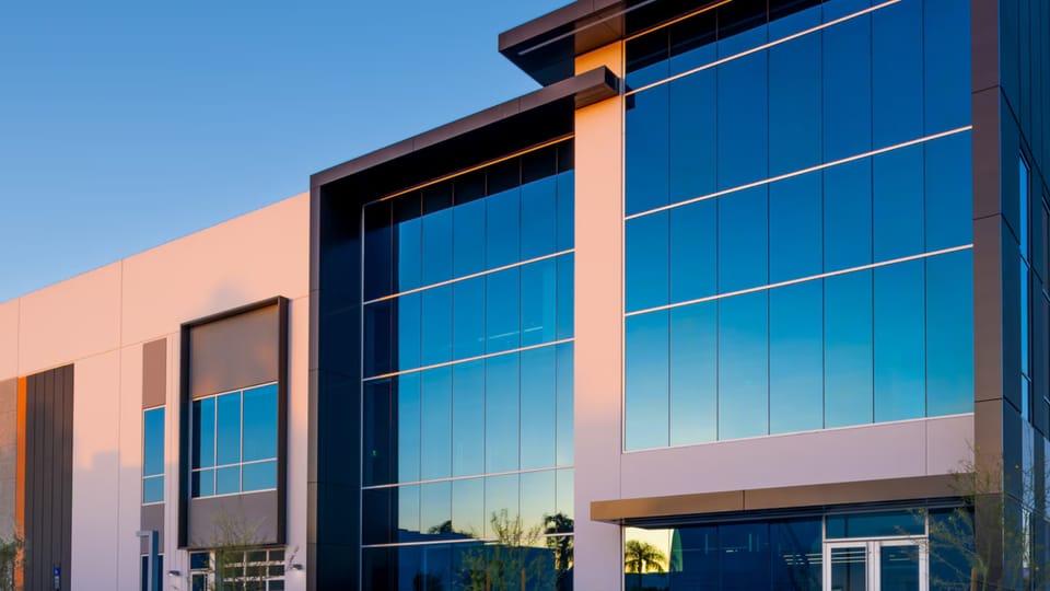 modern industrial building